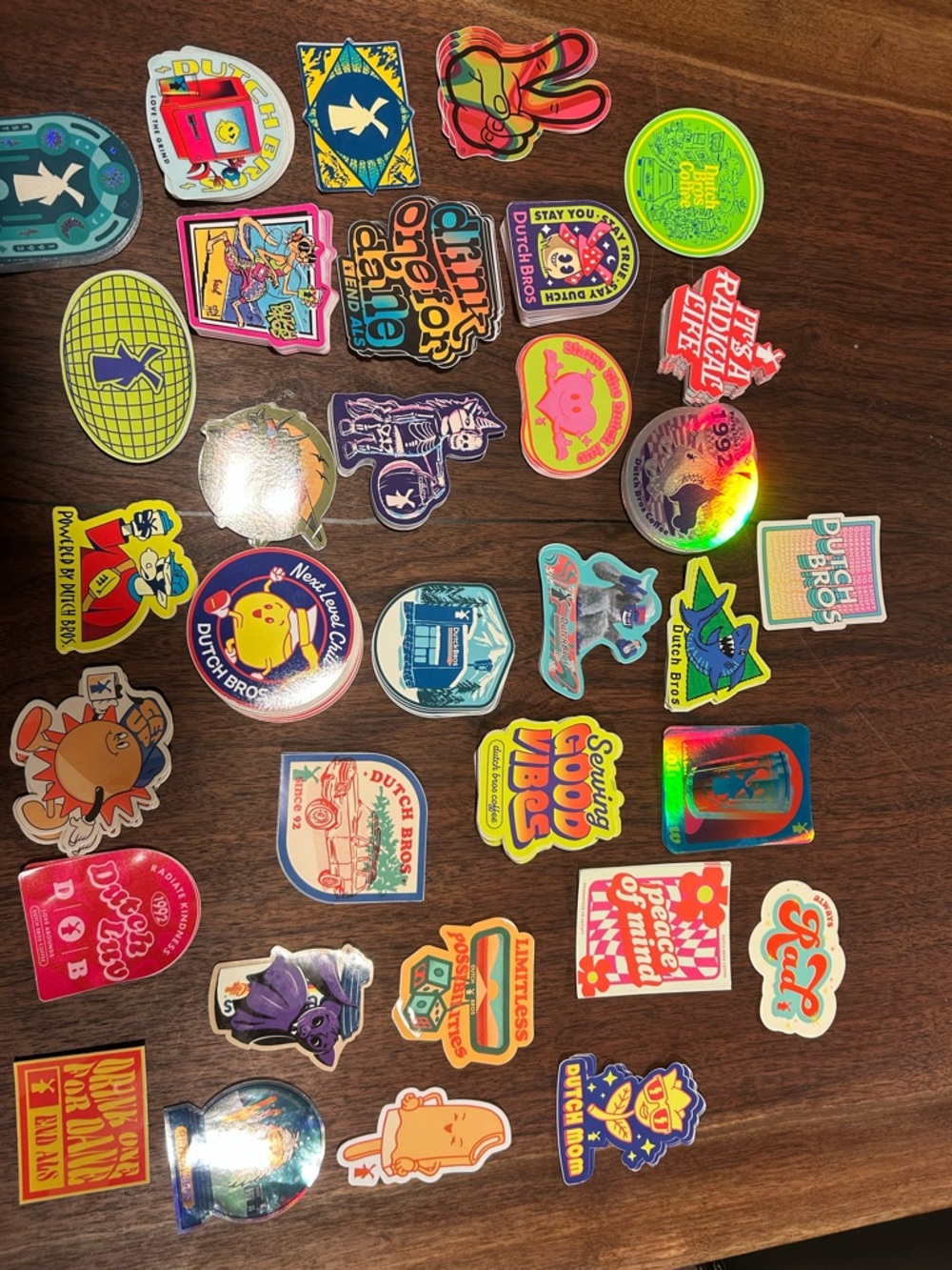 +450 Dutch Bros Stickers